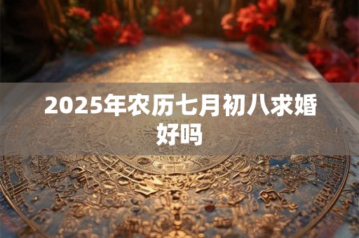 2025年农历七月初八求婚好吗