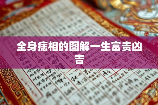 全身痣相的图解一生富贵凶吉