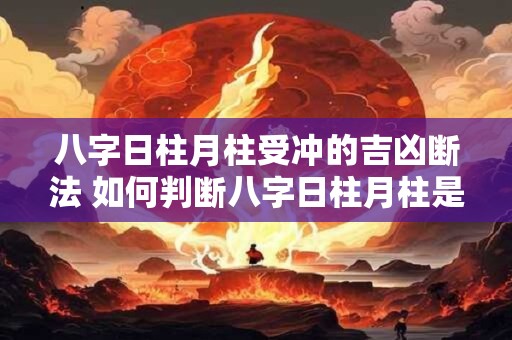 八字日柱月柱受冲的吉凶断法 如何判断八字日柱月柱是否受冲