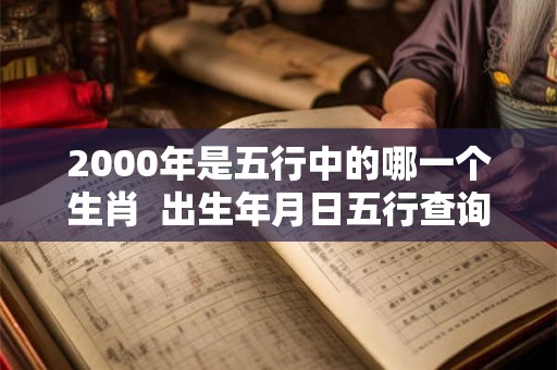 2000年是五行中的哪一个生肖  出生年月日五行查询表