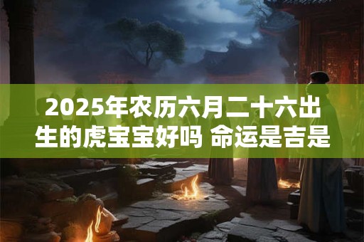 2026年农历六月二十六出生的虎宝宝好吗 命运是吉是凶