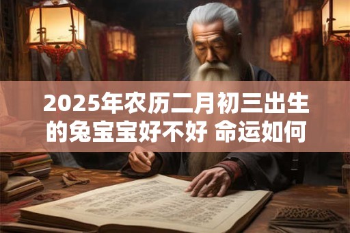 2025年农历二月初三出生的兔宝宝好不好 命运如何