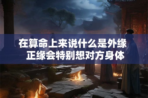 在算命上来说什么是外缘  正缘会特别想对方身体