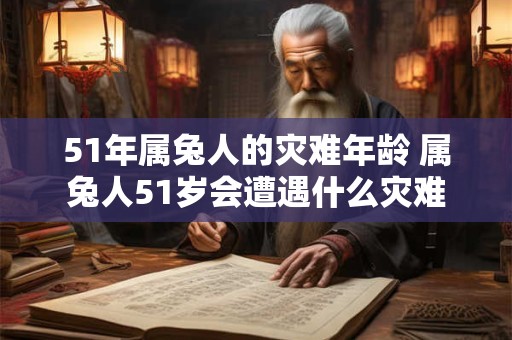 51年属兔人的灾难年龄 属兔人51岁会遭遇什么灾难