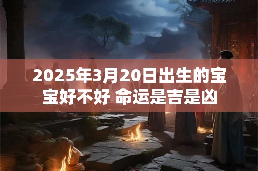 2025年3月20日出生的宝宝好不好 命运是吉是凶