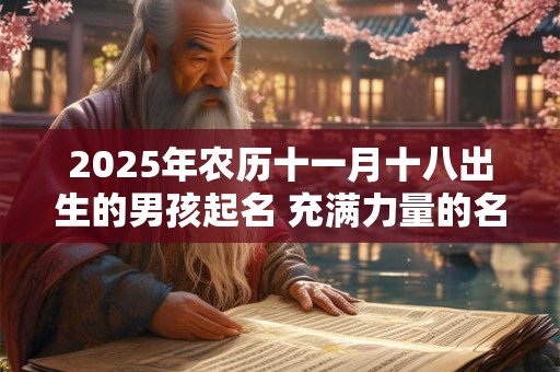 2025年农历十一月十八出生的男孩起名 充满力量的名字精选