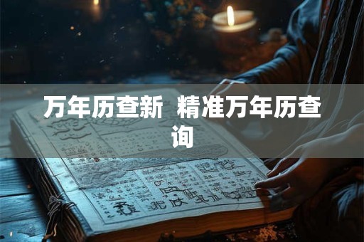万年历查新  精准万年历查询