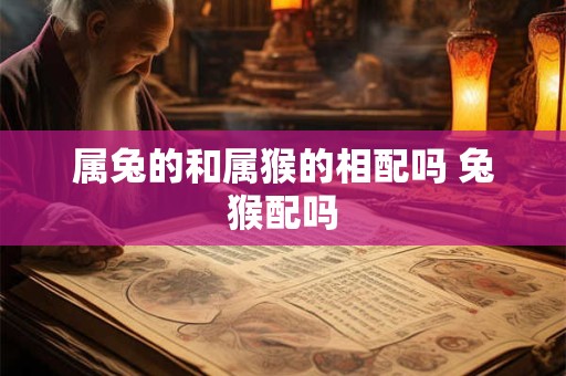 详细阅读:属兔的和属猴的相配吗 兔猴配吗 属兔的和属猴的相配吗 兔猴配吗
