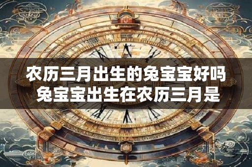 农历三月出生的兔宝宝好吗 兔宝宝出生在农历三月是否更好呢