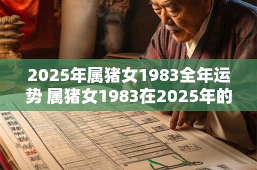 2025年属猪女1983全年运势 属猪女1983在2025年的全年运势如何