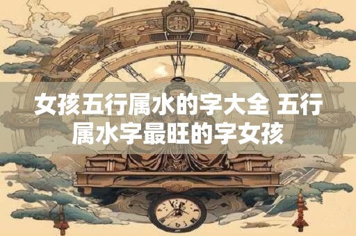 女孩五行属水的字大全 五行属水字最旺的字女孩
