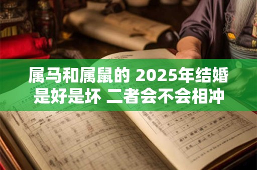 属马和属鼠的 2025年结婚是好是坏 二者会不会相冲