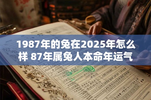 1987年的兔在2025年怎么样 87年属兔人本命年运气