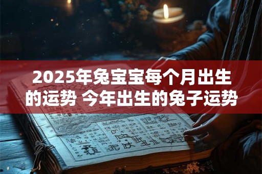 2025年兔宝宝每个月出生的运势 今年出生的兔子运势怎么样