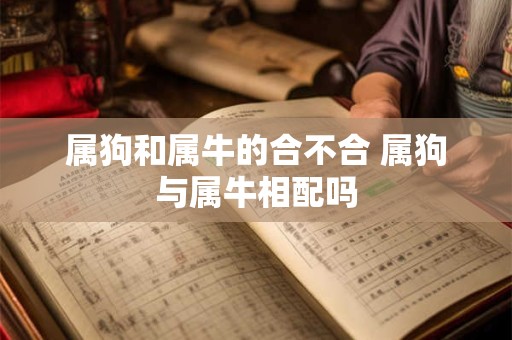 属狗和属牛的合不合 属狗与属牛相配吗
