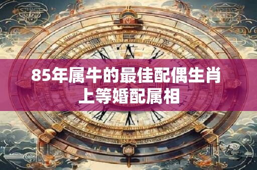 85年属牛的最佳配偶生肖 上等婚配属相