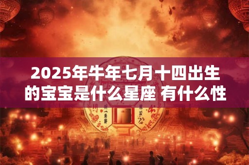 2025年牛年七月十四出生的宝宝是什么星座 有什么性格特点