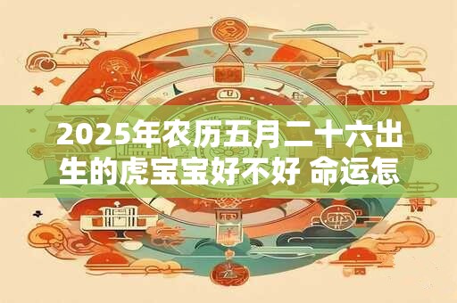 2025年农历五月二十六出生的虎宝宝好不好 命运怎样