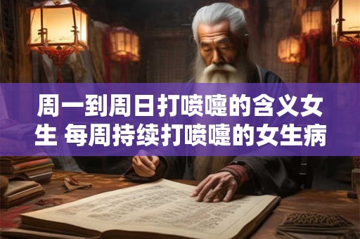 周一到周日打喷嚏的含义女生 每周持续打喷嚏的女生病了还是过敏