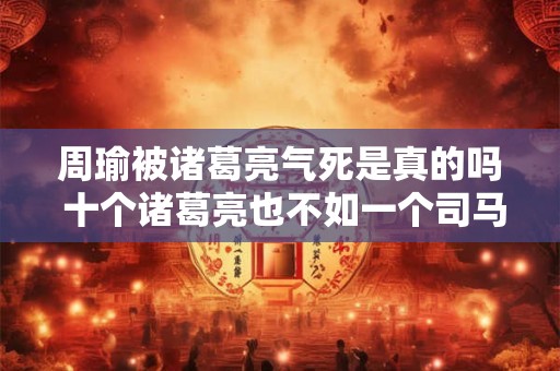 周瑜被诸葛亮气死是真的吗 十个诸葛亮也不如一个司马懿