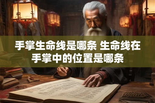 手掌生命线是哪条 生命线在手掌中的位置是哪条