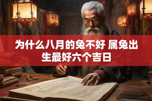 为什么八月的兔不好 属兔出生最好六个吉日