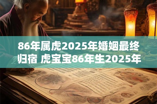 86年属虎2025年婚姻最终归宿 虎宝宝86年生2025年谁为婚姻终归宿