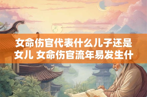 详细阅读:女命伤官代表什么儿子还是女儿 女命伤官流年易发生什么 女命伤官代表什么儿子还是女儿 女命伤官流年易发生什么