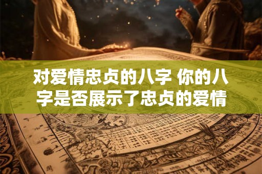 对爱情忠贞的八字 你的八字是否展示了忠贞的爱情