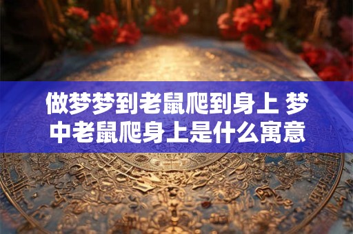 做梦梦到老鼠爬到身上 梦中老鼠爬身上是什么寓意