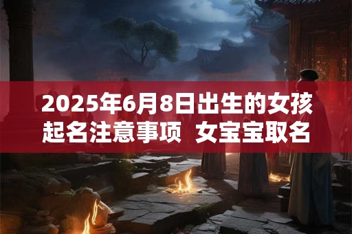 2025年6月8日出生的女孩起名注意事项  女宝宝取名大全