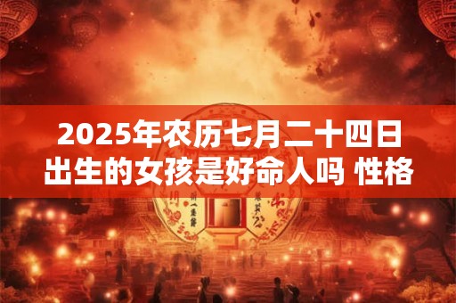 2025年农历七月二十四日出生的女孩是好命人吗 性格好吗