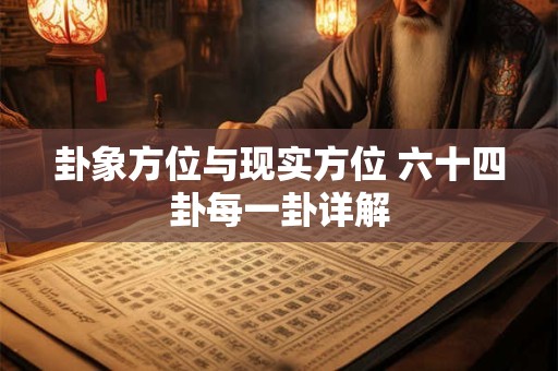 卦象方位与现实方位 六十四卦每一卦详解