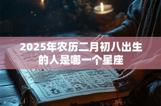 2025年农历二月初八出生的人是哪一个星座