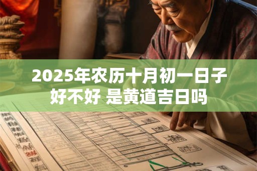 2025年农历十月初一日子好不好 是黄道吉日吗