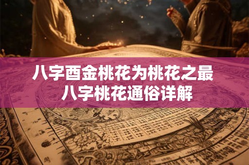 八字酉金桃花为桃花之最  八字桃花通俗详解