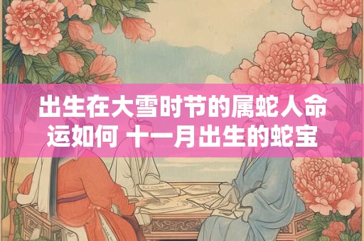 出生在大雪时节的属蛇人命运如何 十一月出生的蛇宝宝