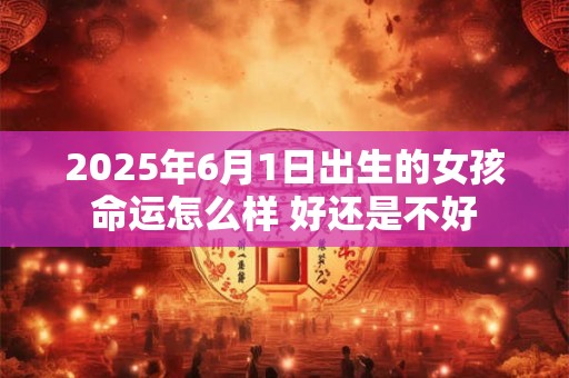 2025年6月1日出生的女孩命运怎么样 好还是不好