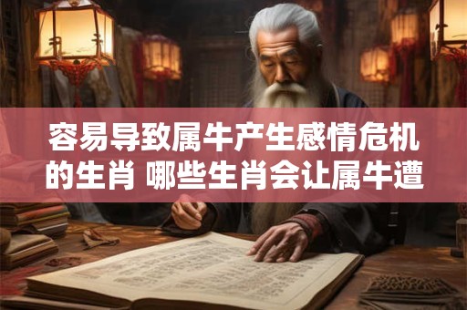 容易导致属牛产生感情危机的生肖 哪些生肖会让属牛遭遇感情危机