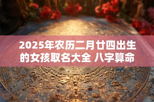 2025年农历二月廿四出生的女孩取名大全 八字算命