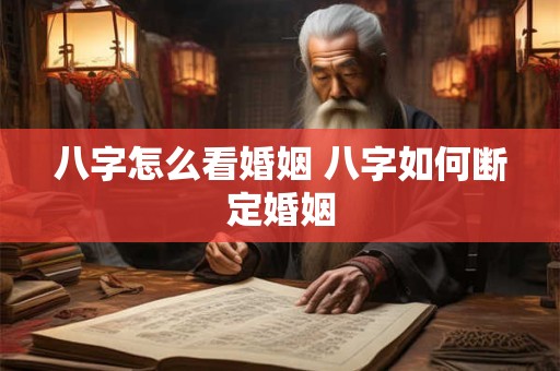 八字怎么看婚姻 八字如何断定婚姻