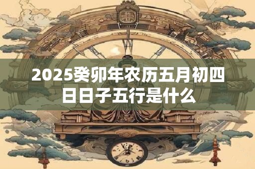 2025癸卯年农历五月初四日日子五行是什么