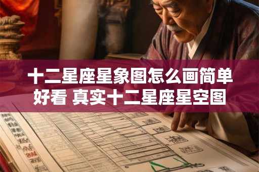 十二星座星象图怎么画简单好看 真实十二星座星空图