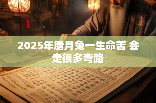 2025年腊月兔一生命苦 会走很多弯路
