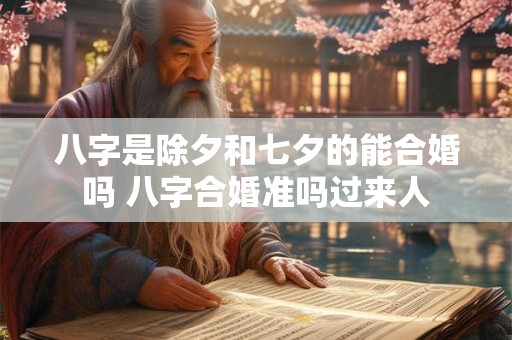 八字是除夕和七夕的能合婚吗 八字合婚准吗过来人