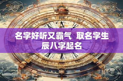 名字好听又霸气  取名字生辰八字起名