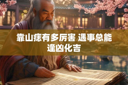 靠山痣有多厉害 遇事总能逢凶化吉
