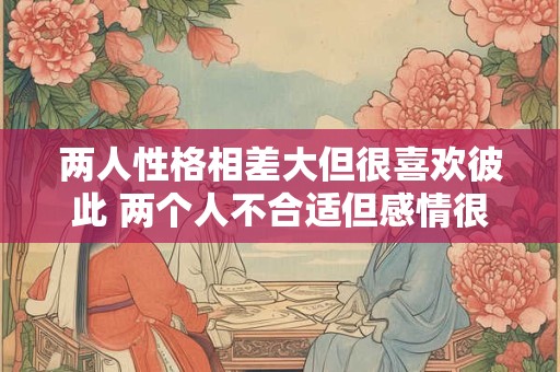两人性格相差大但很喜欢彼此 两个人不合适但感情很好