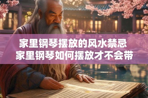 家里钢琴摆放的风水禁忌 家里钢琴如何摆放才不会带来风水问题