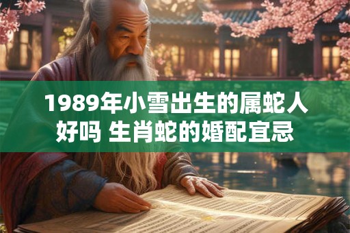 1989年小雪出生的属蛇人好吗 生肖蛇的婚配宜忌